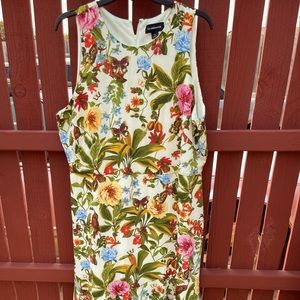 Liz Claiborne Sleeveless Floral Dress